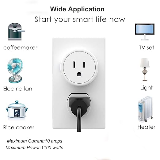 Zigbee Smart Plug Outlet, Mini Remote Voice Control - Image 4