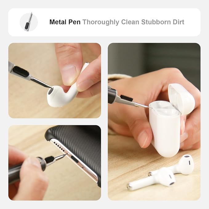Hyashee Cleaner Kit for Airpods Pro 1 2 3 Multi-Function Cleaning Pen - Image 2