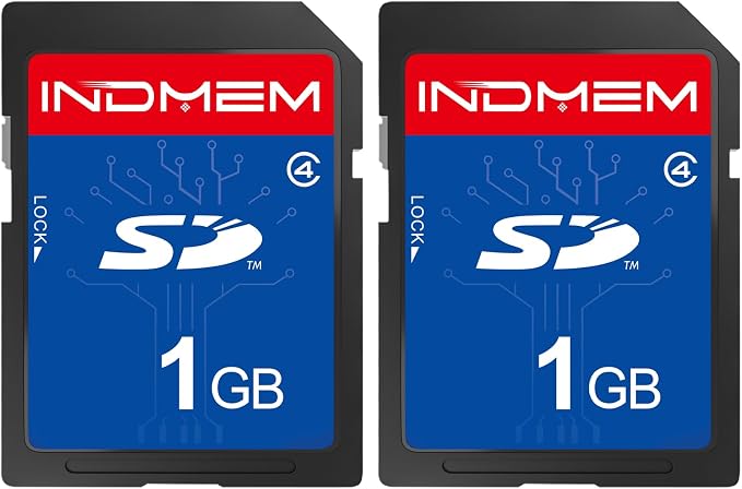 SD Card 1GB Class 4 Flash Memory Cards MLC Stanard Secure Digital Cards Camera by elecacc