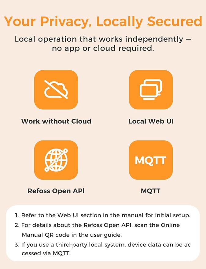 Refoss Smart Home Energy Monitor, Native Open API & Web UI, Real Time - Image 2