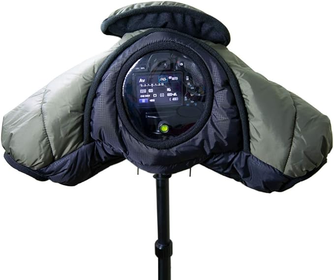 Camera Rain Coat Cover, Cold-Proof Warm Cover, Snow or Sound-Proof Sleeve Jacket by CamRebel