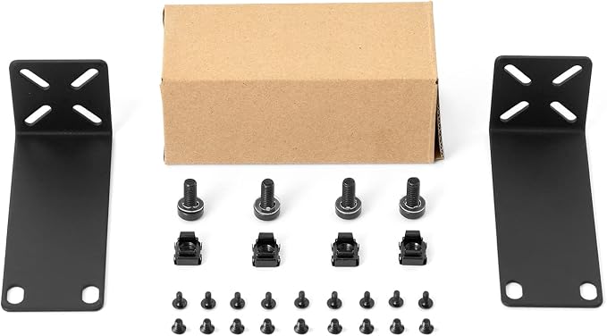 Rack Mount Kit for 10.6 inch Switches, Adjustable Rack Ears for Netgear - Image 7