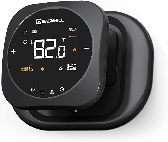 Smart Thermostat 3H/2C, WiFi Household Thermostat by Saswell