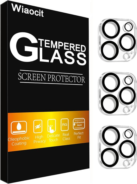 Wiaocit 3 Pack Tempered Glass Camera Lens Protector by Wiaocit