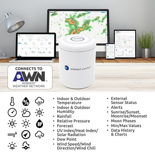 Ambient Weather WS-1553-IP Smart Wireless Weather Station - Image 4