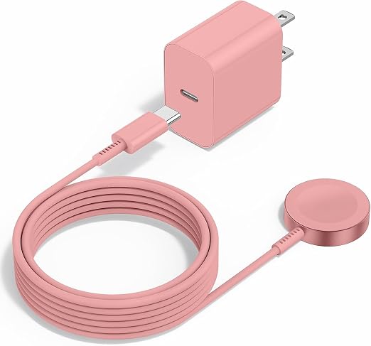 Upgraded Apple Watch Charger, Magnetic Fast Charger, USB C Charger Block Plug by Gyusity
