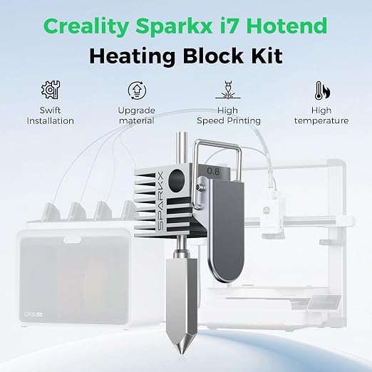 Creality Official SPARKX i7 Hotend, 0.8mm Original All Metal Integrated - Image 2