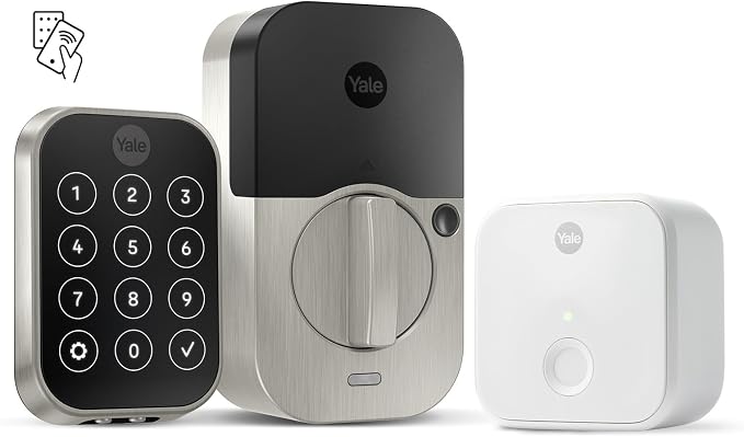 Yale Assure Lock 2 Plus Apple Home Keys, Satin Nickel Keyless Entry Door Lock - Image 2