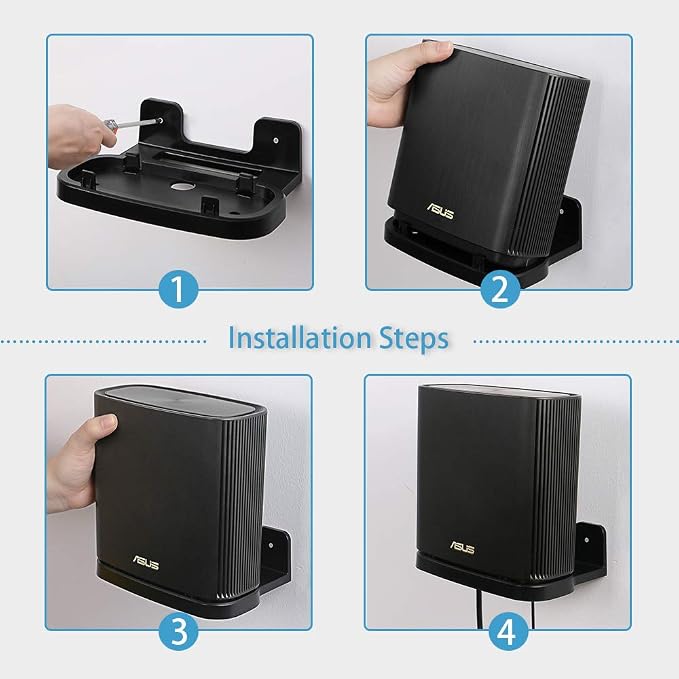 Wall Mount Holder for ASUS ZenWiFi AX Whole-Home Tri-Band Mesh WiFi 6 System - Image 3