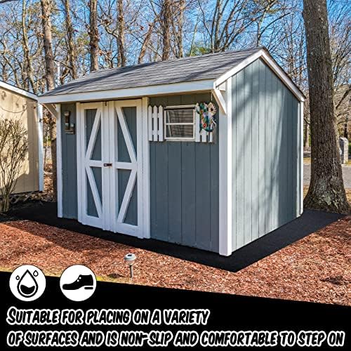 Outdoor Shed Floor Mat 4 x 3 ft, Waterproof Non Slip Rug - Image 5