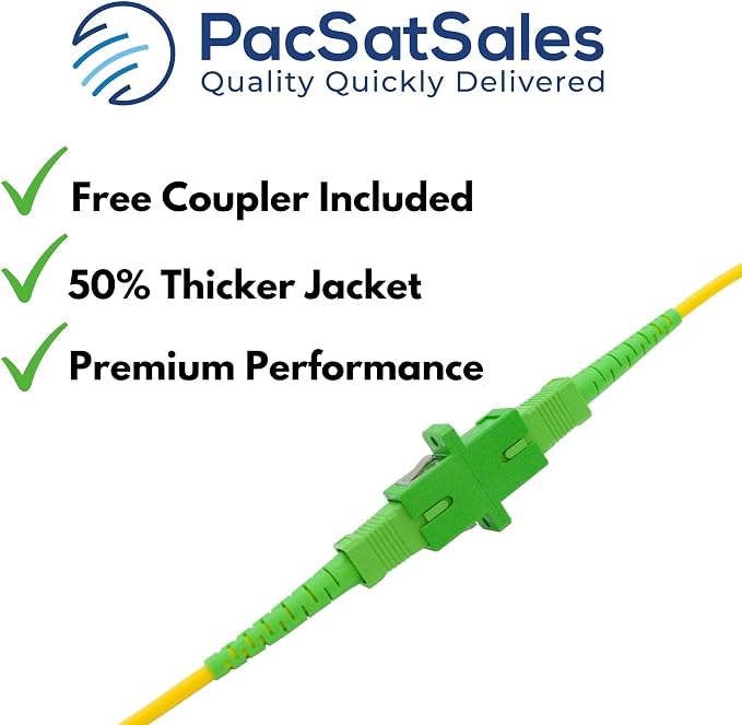 3M / 10ft SC/APC Fiber Optic Internet Cable - Image 2