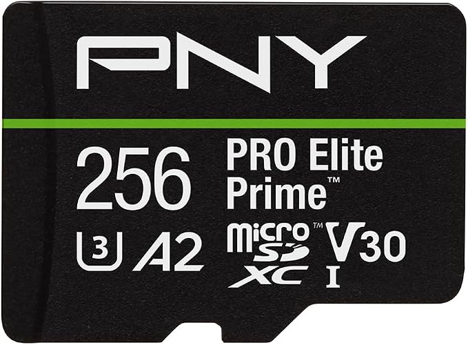 PNY 256GB PRO Elite Prime™ C10 U3 V30 A2 microSDXC Flash Memory Card – - Image 2