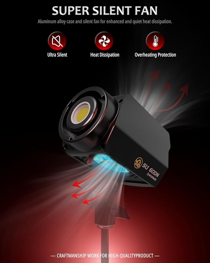IFOOTAGE LED Continuous Lighting, 70W LED Video Light - Image 8
