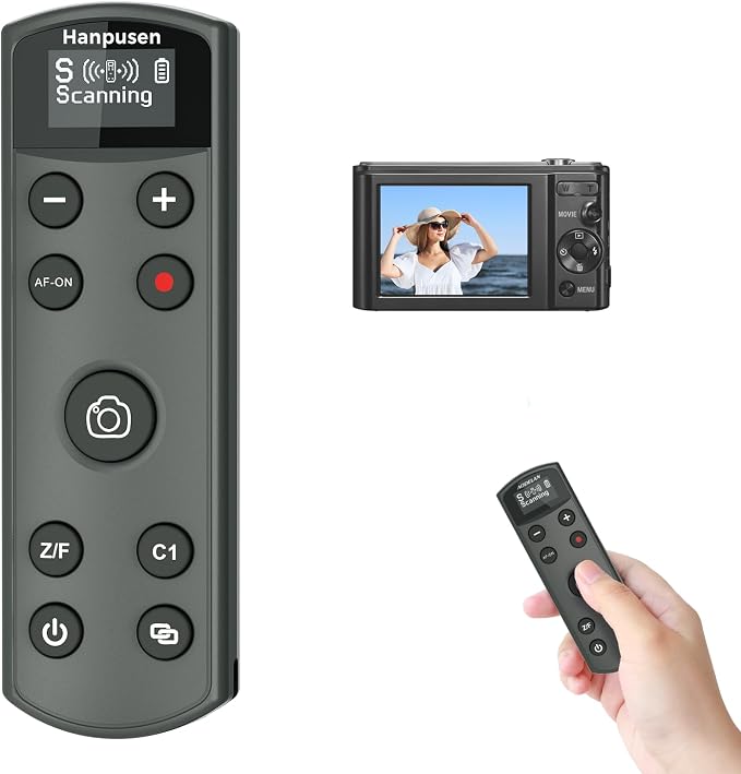 for Sony Camera Rechargeable Remote Control Wireless Shutter Release Compatible by HANPUSEN