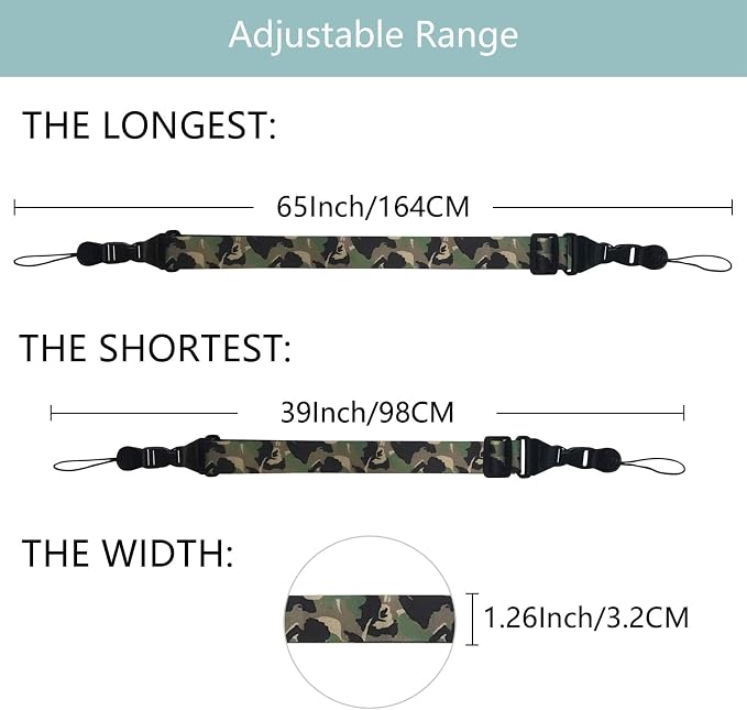 3 Pack Adjustable Shoulder Strap:Comfortable - Image 2