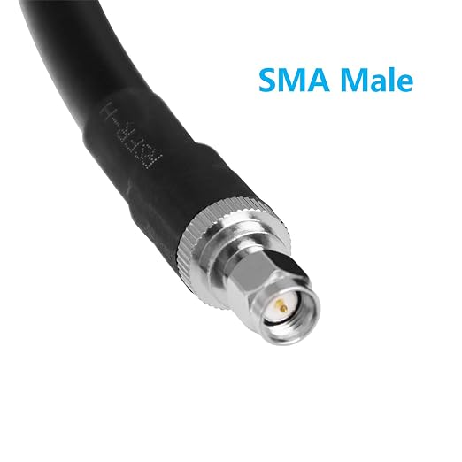 50ft N Male to SMA Male Cable, SMA to N Cable 50 ohm Ultra Low Loss KMR240 - Image 2