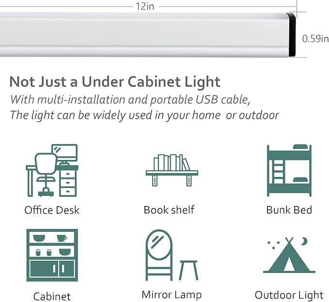 ASOKO Plug-in Under Cabinet Lighting - Image 3