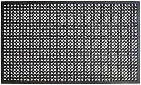 Calloway Mills 102703660 True Step Open Circle Rubber Doormat 3' x 5' by Callowaymills
