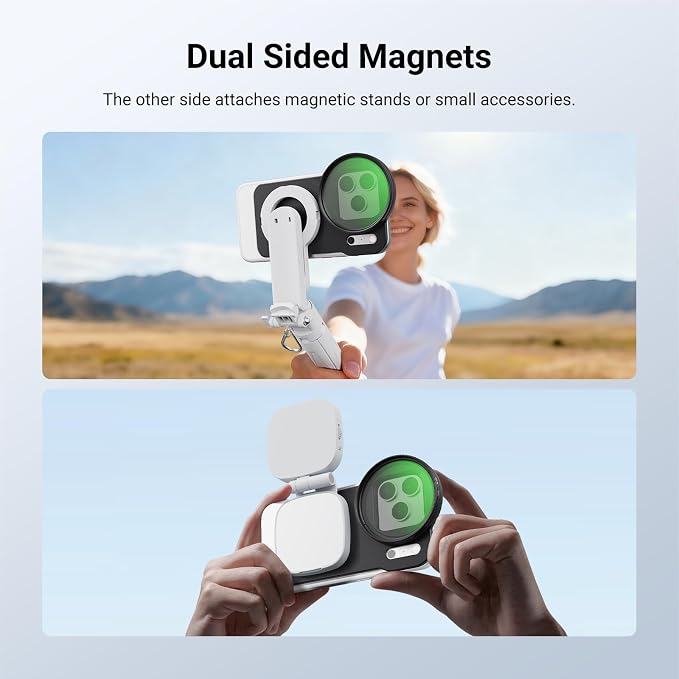 NEEWER 6.3" Magnetic Phone Lens Filter Mount Adapter Backplate Accessories & - Image 4