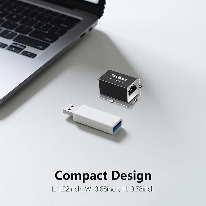 Jadaol UL Listed Shielded RJ45 Coupler, 10Gbps Gold-Plated Contacts Aluminum - Image 5