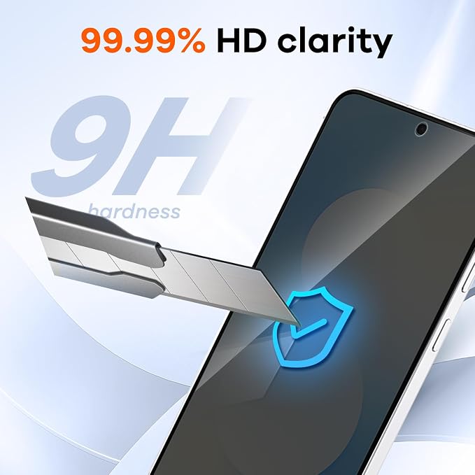 3+3 Pack for Samsung Galaxy S25 FE 5G Privacy Screen Protector & Phone Camera - Image 5