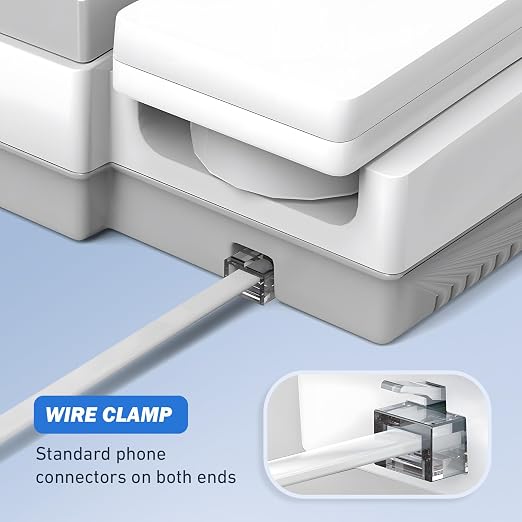 Phone Extension Cord 25 Ft 2pcs, Telephone Cable - Image 4