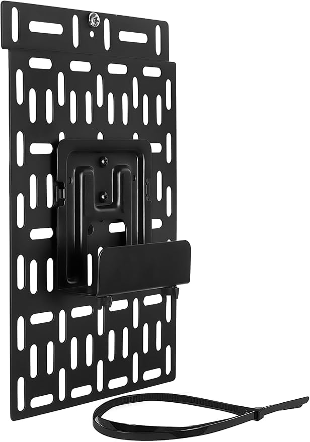 Mount-It! Cable Box Mount Behind TV | Adjustable Universal Mounting Bracket by Mount-It