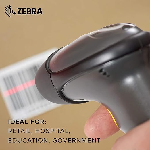 Symbol LS2208 General Purpose Handheld 1D Bi-Directional Laser Barcode Scanner - Image 3
