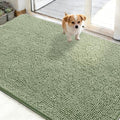 OLANLY Dog Door Mat for Muddy Paws 48x30, Super Absorbent Chenille Mud Mat by OLANLY