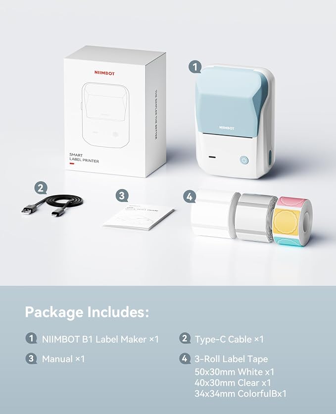 NIIMBOT B1 Label Maker Machine - Image 9