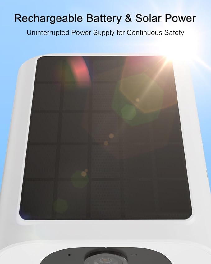 ANRAN 2K Solar Security Camera Wireless Outdoor, Forever Power - Image 4