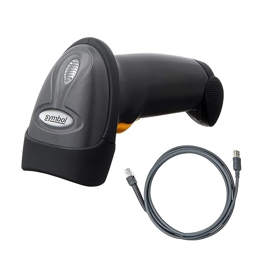 Symbol LS2208 General Purpose Handheld 1D Bi-Directional Laser Barcode Scanner by Symbol