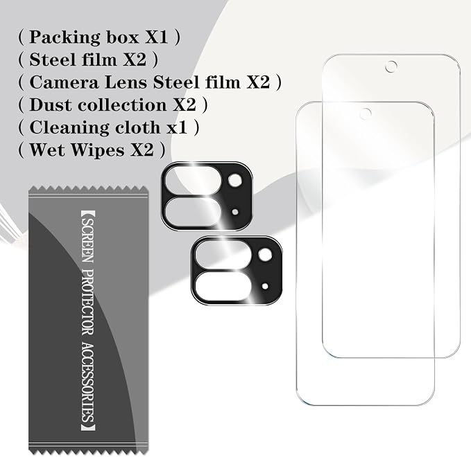 BIGFACE for Pixel 10 Pro Fold Tempered Glass Screen Protector + Camera Lens - Image 7