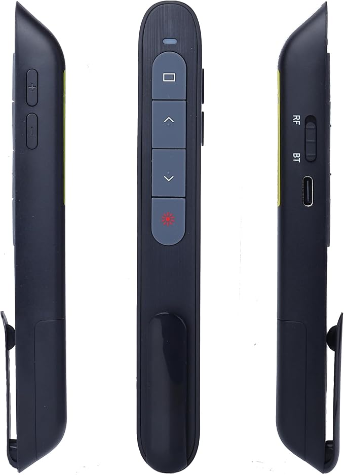 Wireless Presenter with Bluetooth & 2.4G RF Modes, Volume Control & Hyperlink by TITIANCOOLPresenter