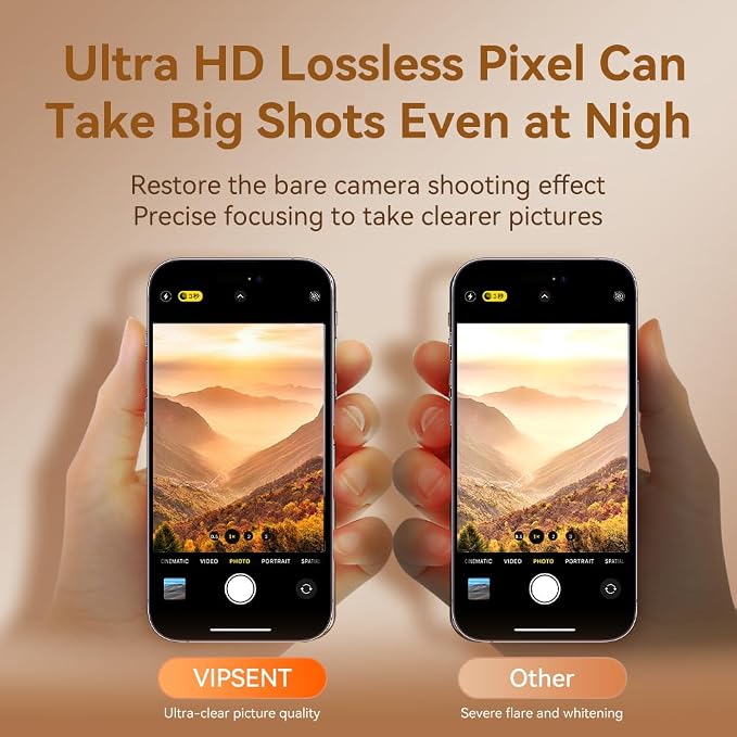 Camera Lens Protector for iPhone 17 Pro Max 6.9", 9H Tempered Glass，Ultra HD - Image 3