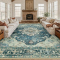 RELEANY Washable Area Rug, Large 10'x12' by RELEANY