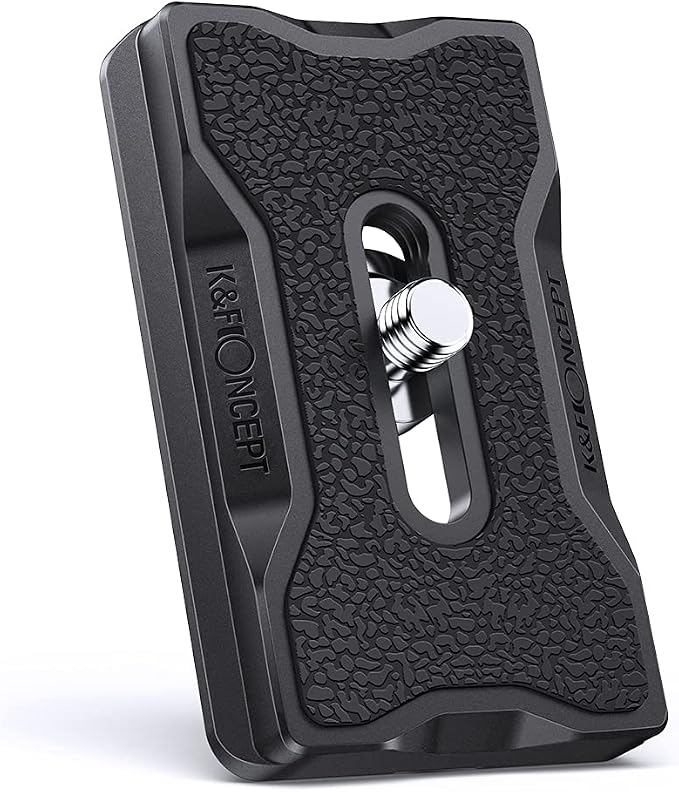 K&F CONCEPT K-28 Camera Tripod Quick Release Mounting Plate by KFCONCEPT