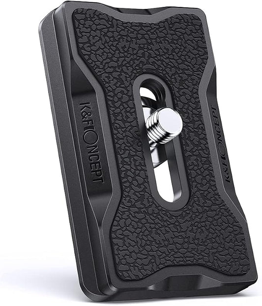 K&F CONCEPT K-28 Camera Tripod Quick Release Mounting Plate by KFCONCEPT