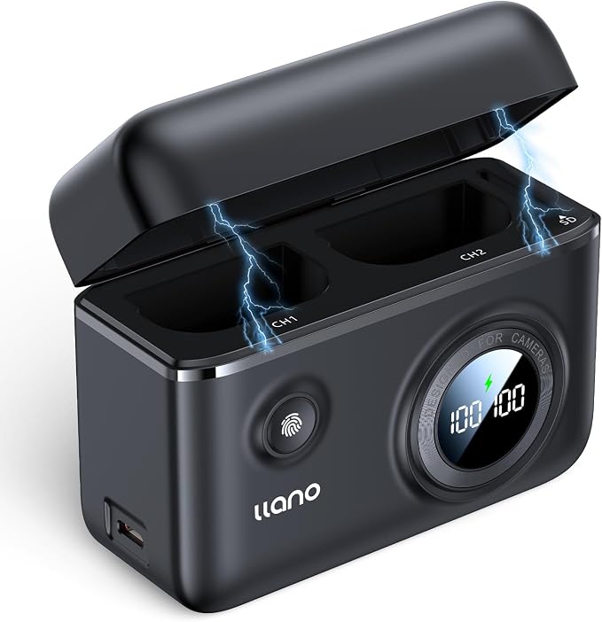 llano LP-E6NH LP-E6P Camera Battery 18W Fast Dual USB C Charger, Compatible by TheHorizonofPossibility