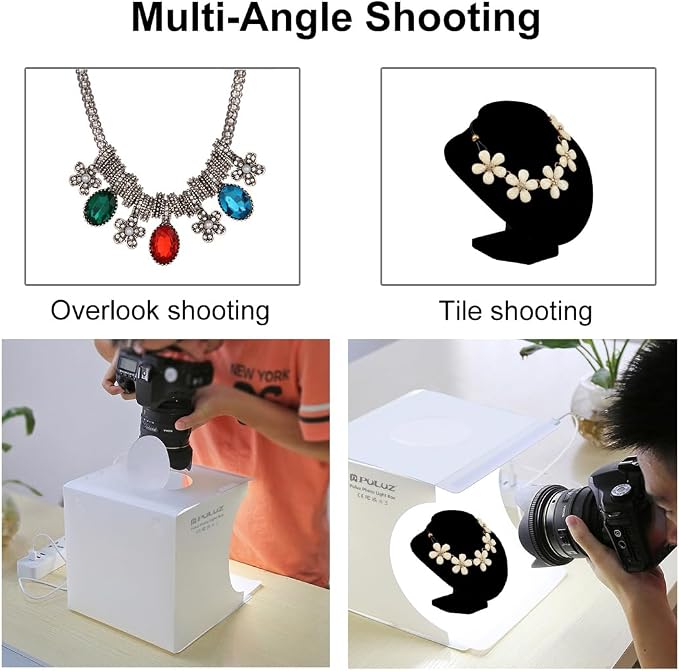 Mini Photo Studio Light Box, PULUZ Portable Folding Photography Lighting Tent - Image 4