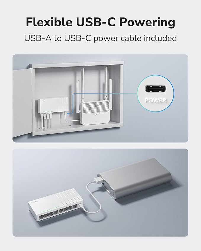 Cudy GS108U 8 Port Gigabit Ethernet Switch - Image 5