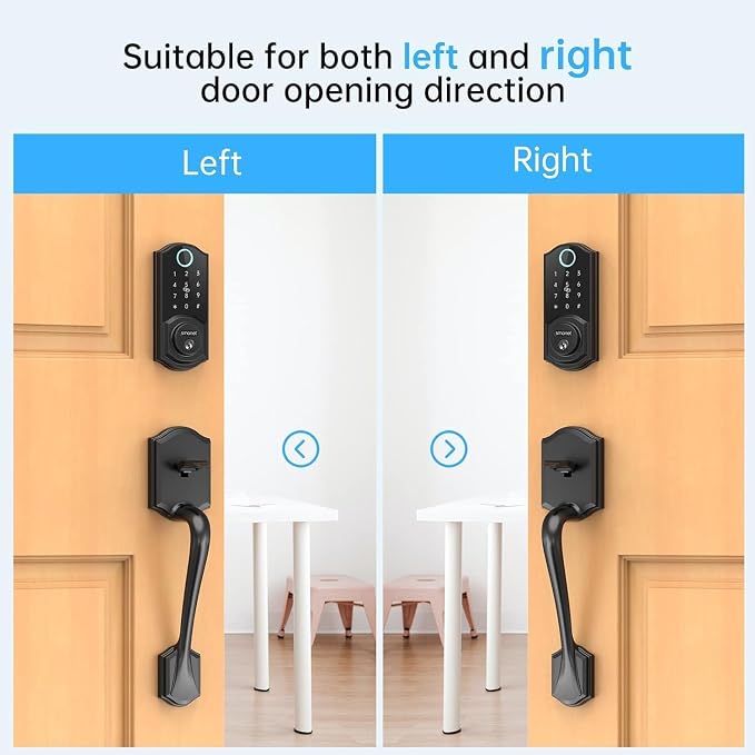 Smart Lock Front Door, SMONET Keyless Entry Door Lock - Image 8