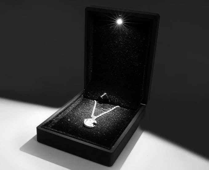 iSuperb® Pendant Box Black Jewelry Case Organizer - Image 3