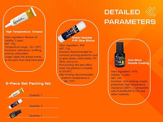 Essential 3D Printing Accessories Kit Includes 3D Printer Glue Sticks Adhesive - Image 6