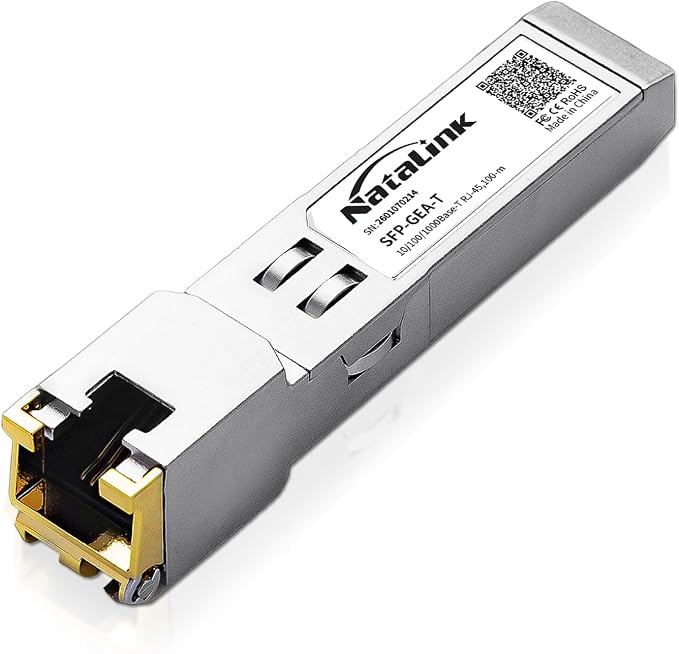1.25G SFP to RJ45 Transceiver, 1000Base-T SFP Module, 1.25Gb Copper SFP to by Unknown