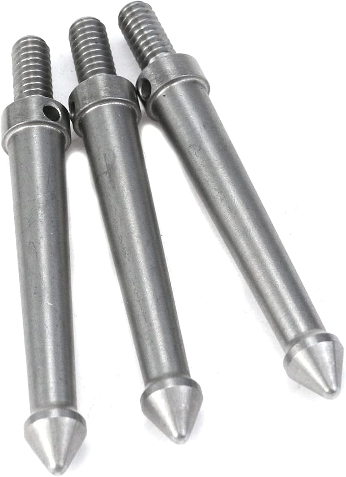 3 Pcs 1/4 Inch Stainless Steel Tripod Spike Mount Adapter - Image 3