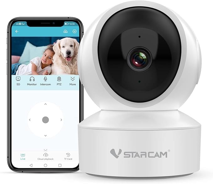 VSTARCAM Indoor Security Camera, 1080P HD WiFi Camera, Baby Camera, Pet Camera - Image 2