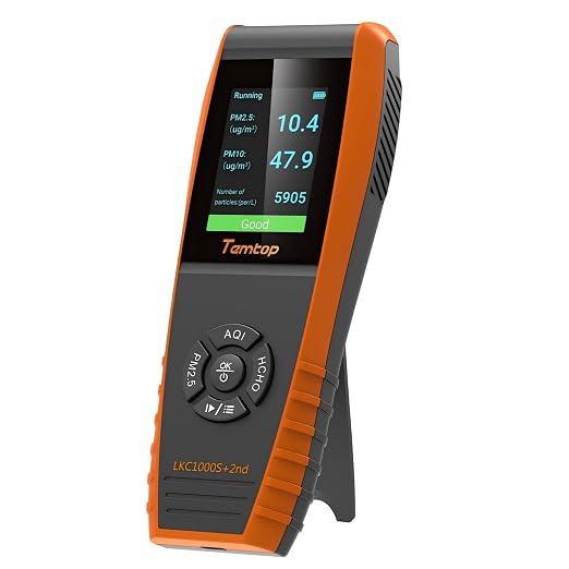 Temtop Air Quality Monitor PM2.5 PM10 Particle Counter, Formaldehyde, by Temtop