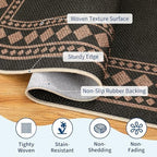 GarveeHome Solid Rugs Washable 8x10 Area Rug - Image 4