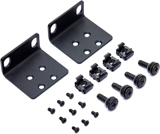 19" Rack Mount Kit for 17.3 inch Wide Switches, Compatible by PhyinLan